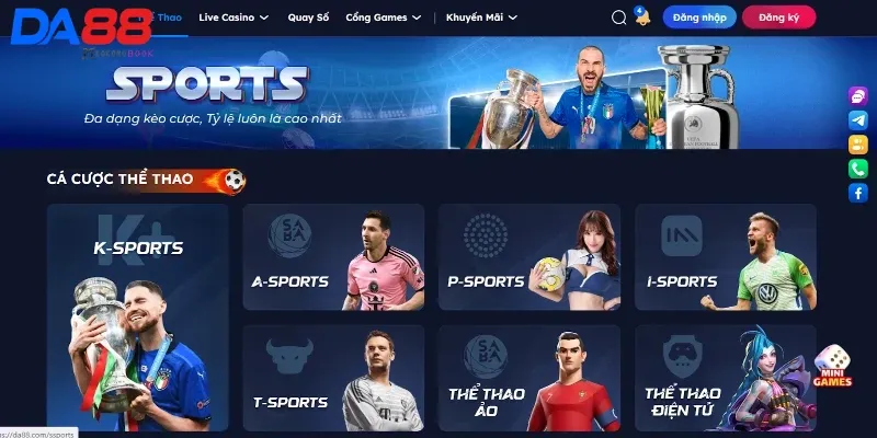 Nhà cái uy tín DA88 Địa Chỉ Cá Cược Được Yêu Thích Nhất Hiện Nay